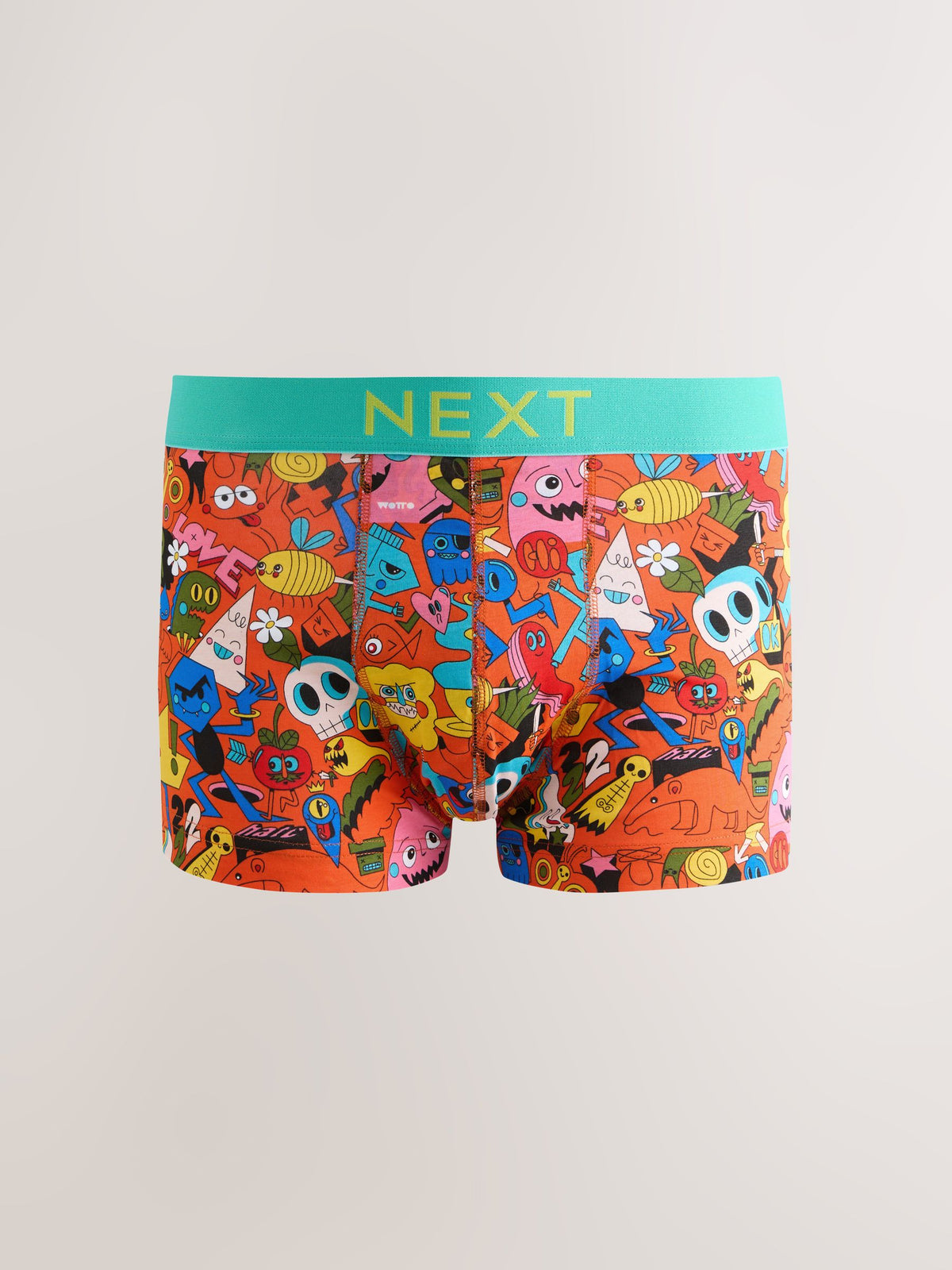 Dsiney Kidz - Orange Wotto Monster Seminal 5 Pack Hipster Cotton Rich Boxers image 6