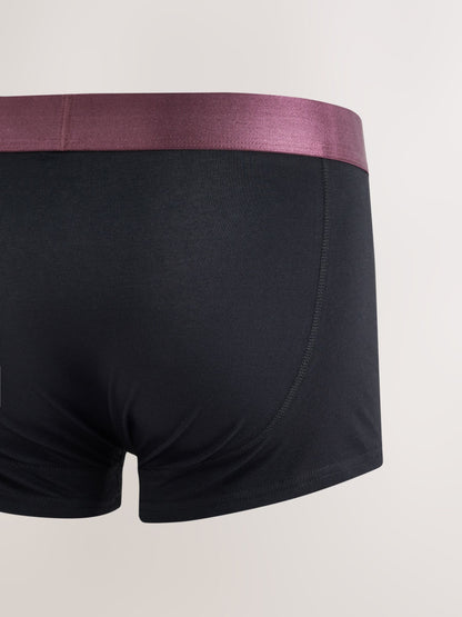 Dsiney Kidz - Black City Name Waistbands Hipster Cotton Rich Boxers 5 Pack image 7