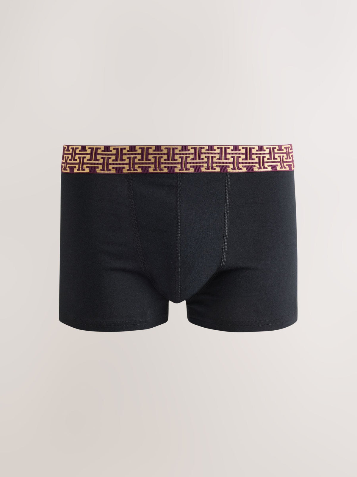 Dsiney Kidz - Black Metallic Waistband Hipster Cotton Rich Boxers 5 Pack image 2