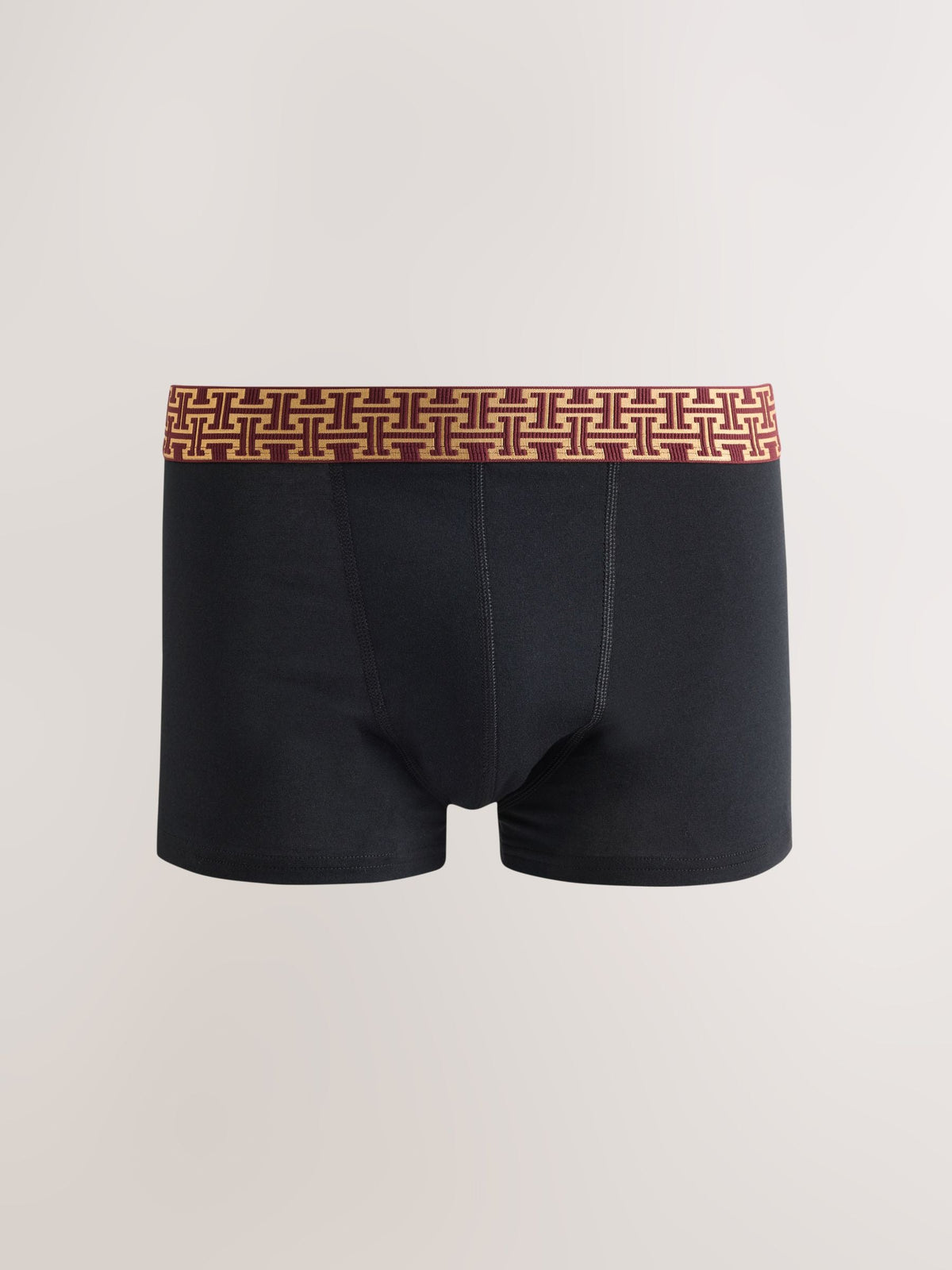 Dsiney Kidz - Black Metallic Waistband Hipster Cotton Rich Boxers 5 Pack image 3