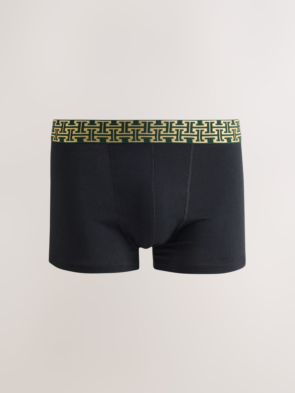 Dsiney Kidz - Black Metallic Waistband Hipster Cotton Rich Boxers 5 Pack image 4