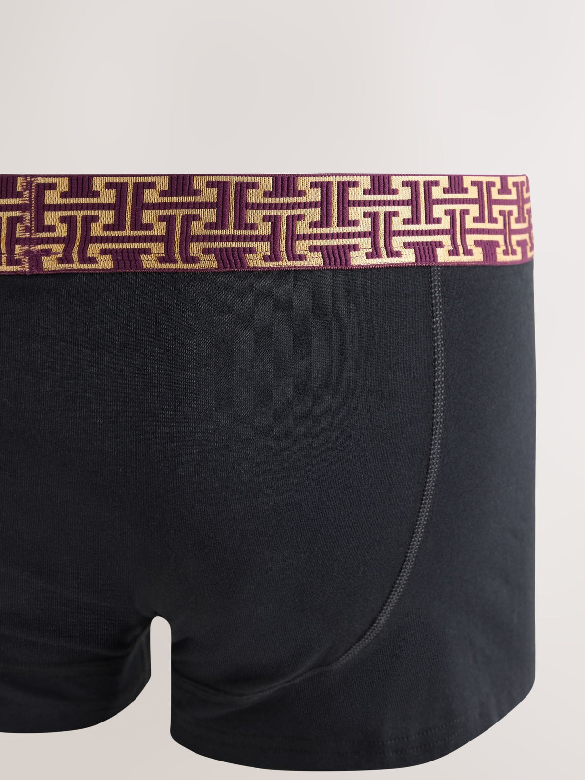 Dsiney Kidz - Black Metallic Waistband Hipster Cotton Rich Boxers 5 Pack image 7