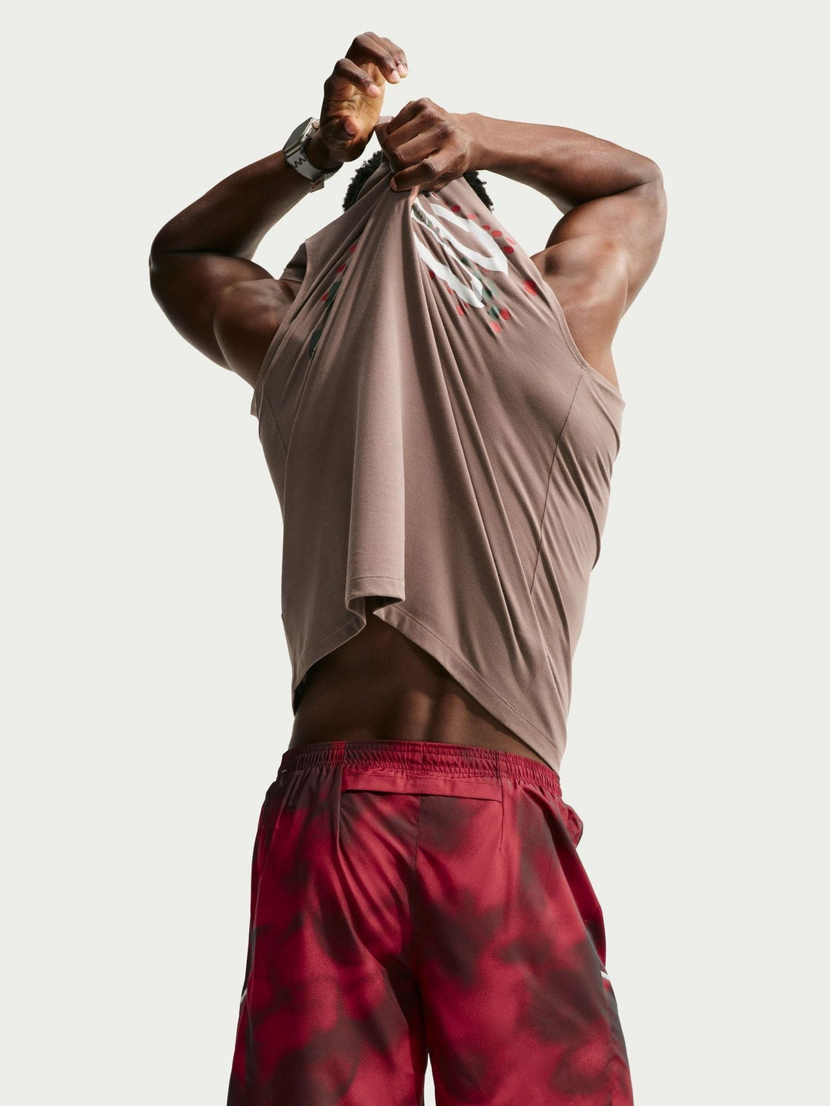 Dsiney Kidz - Nike Red Miler Dri-FIT 7 Inch Brief Lined Running Shorts image 2