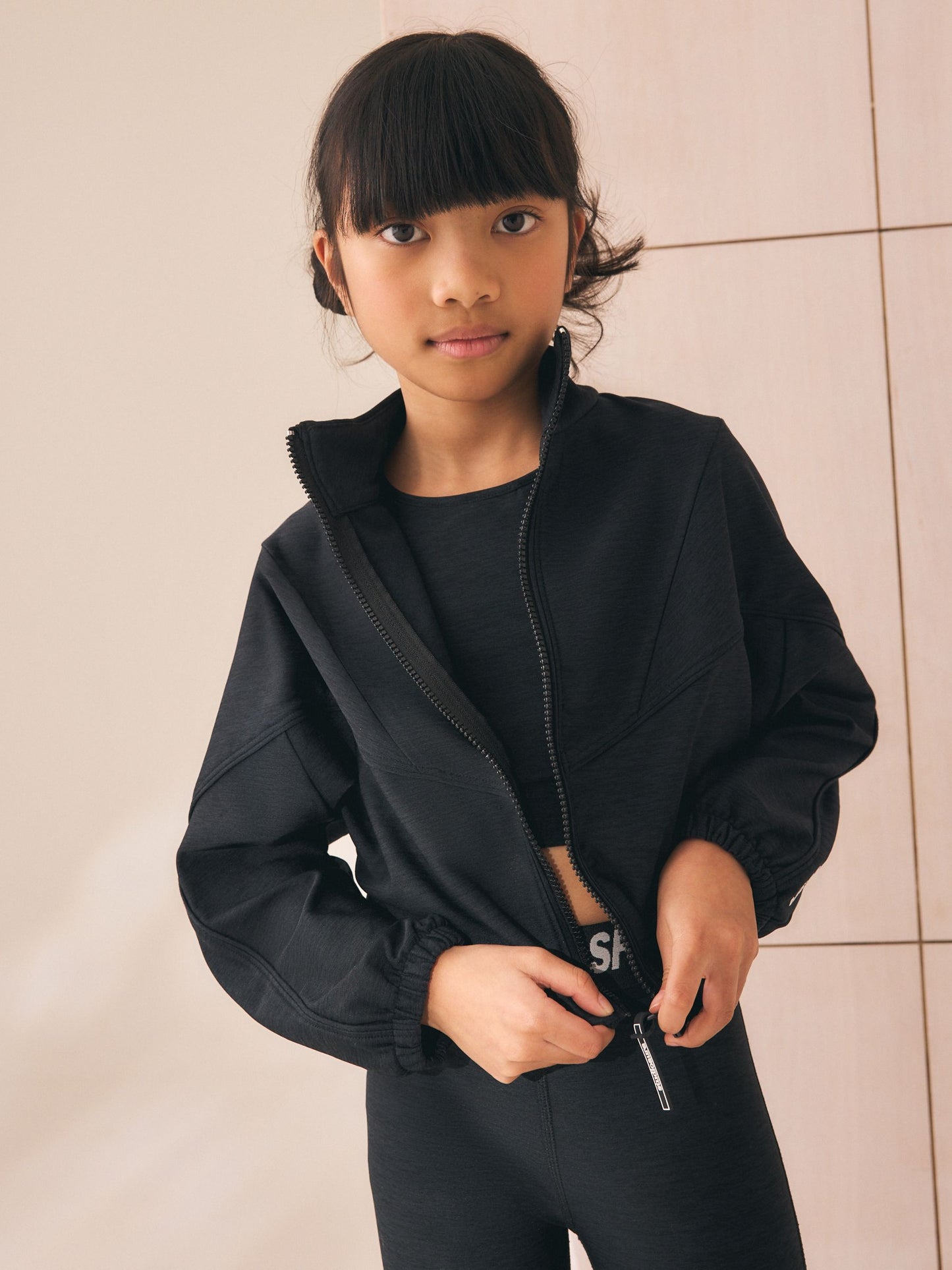 Dsiney Kidz - Black Sports Zip Through Jacket (3-16yrs) image 2