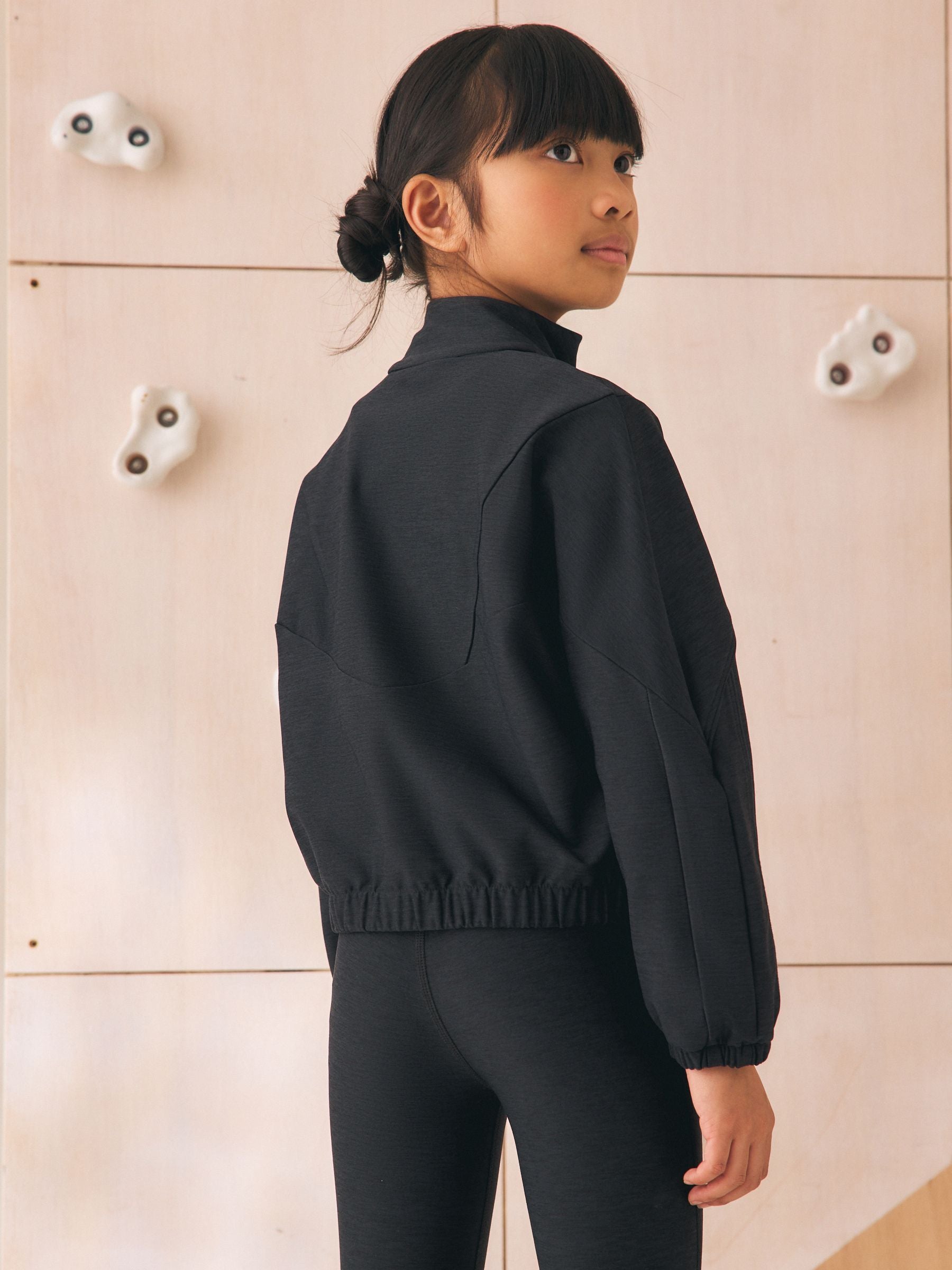 Dsiney Kidz - Black Sports Zip Through Jacket (3-16yrs) image 3