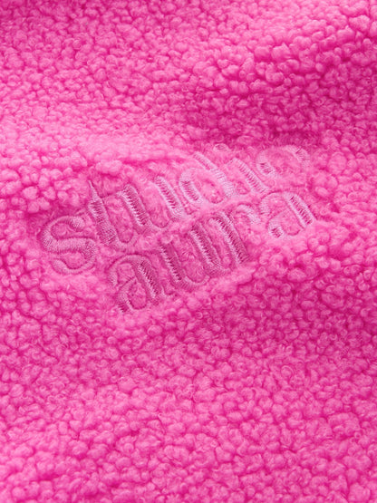 Dsiney Kidz - Pink Cosy Lined Half Zip Borg Jacket (3-16yrs) image 9