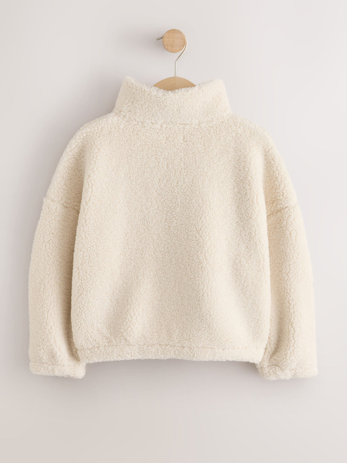 Dsiney Kidz - Neutral Cosy Lined Half Zip Borg Jacket (3-16yrs) image 6