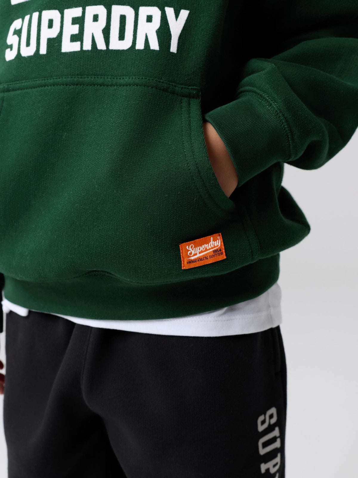 Superdry Green Graphic Hoodie and Joggers Set - image 7