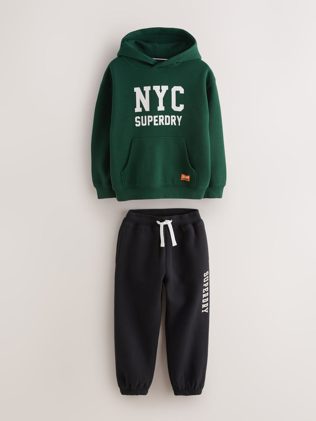 Superdry Green Graphic Hoodie and Joggers Set - image 8