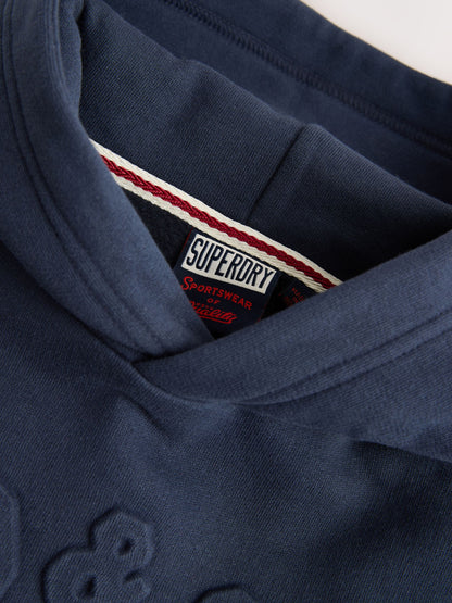 Superdry Navy Embossed Hoodie and Joggers Set - image 5