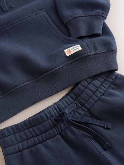 Superdry Navy Embossed Hoodie and Joggers Set - image 6