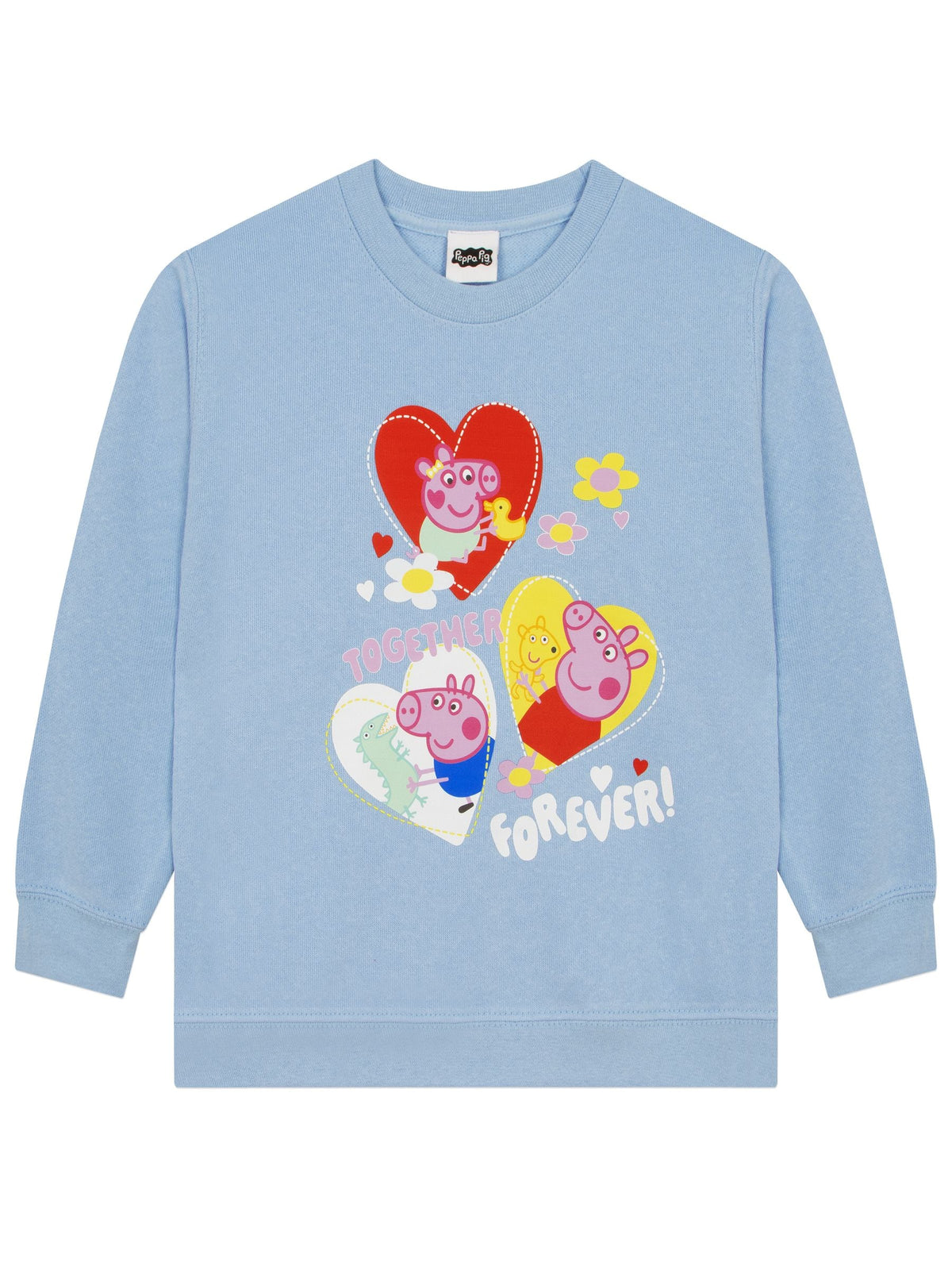 Character Blue Peppa Pig Sister Forever Sweatshirt - image 1