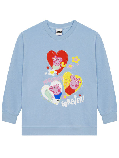 Character Blue Peppa Pig Sister Forever Sweatshirt - image 1