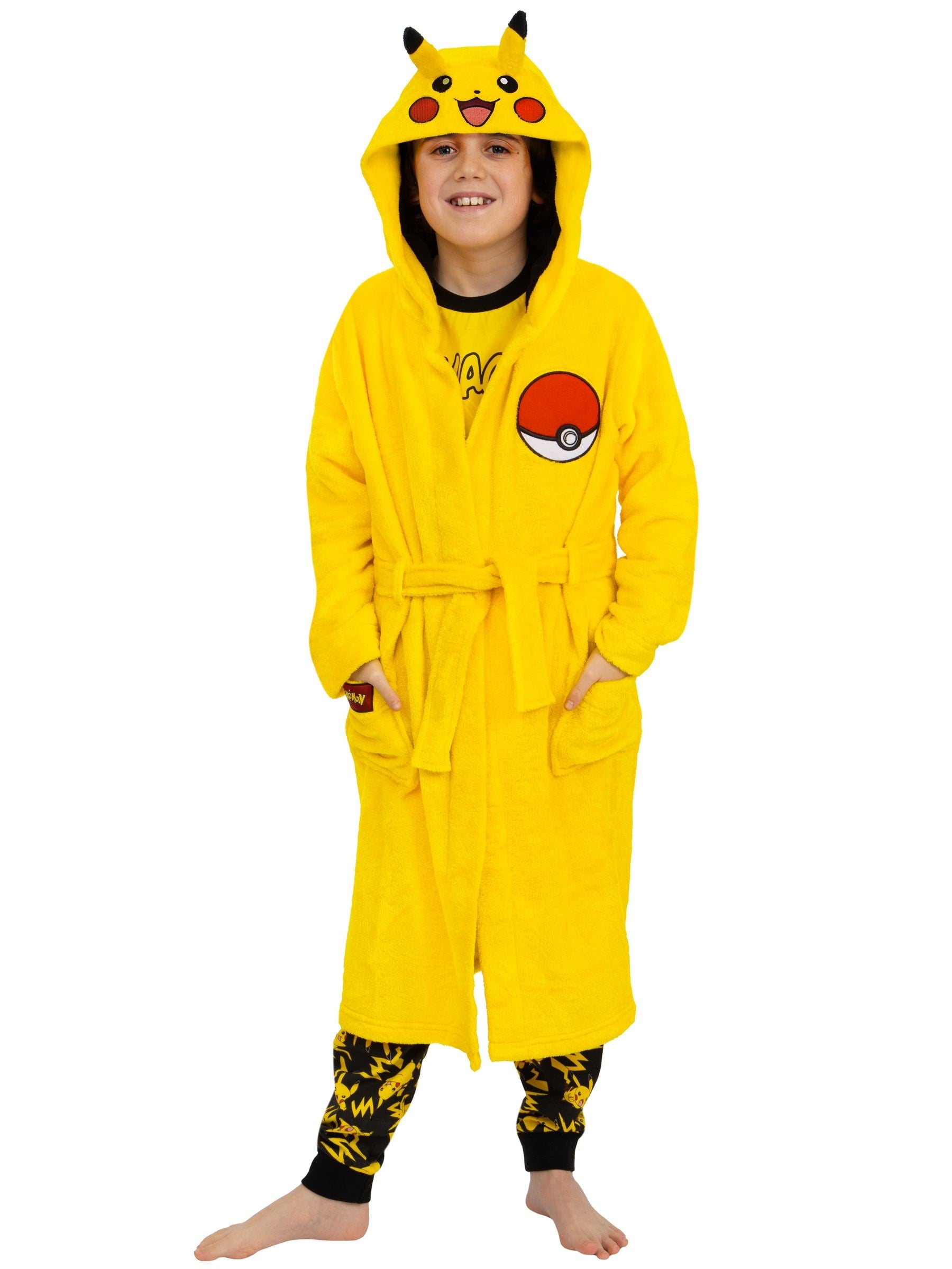Dsiney Kidz - Character Yellow Pokemon Pikachu Dressing Gown image 1