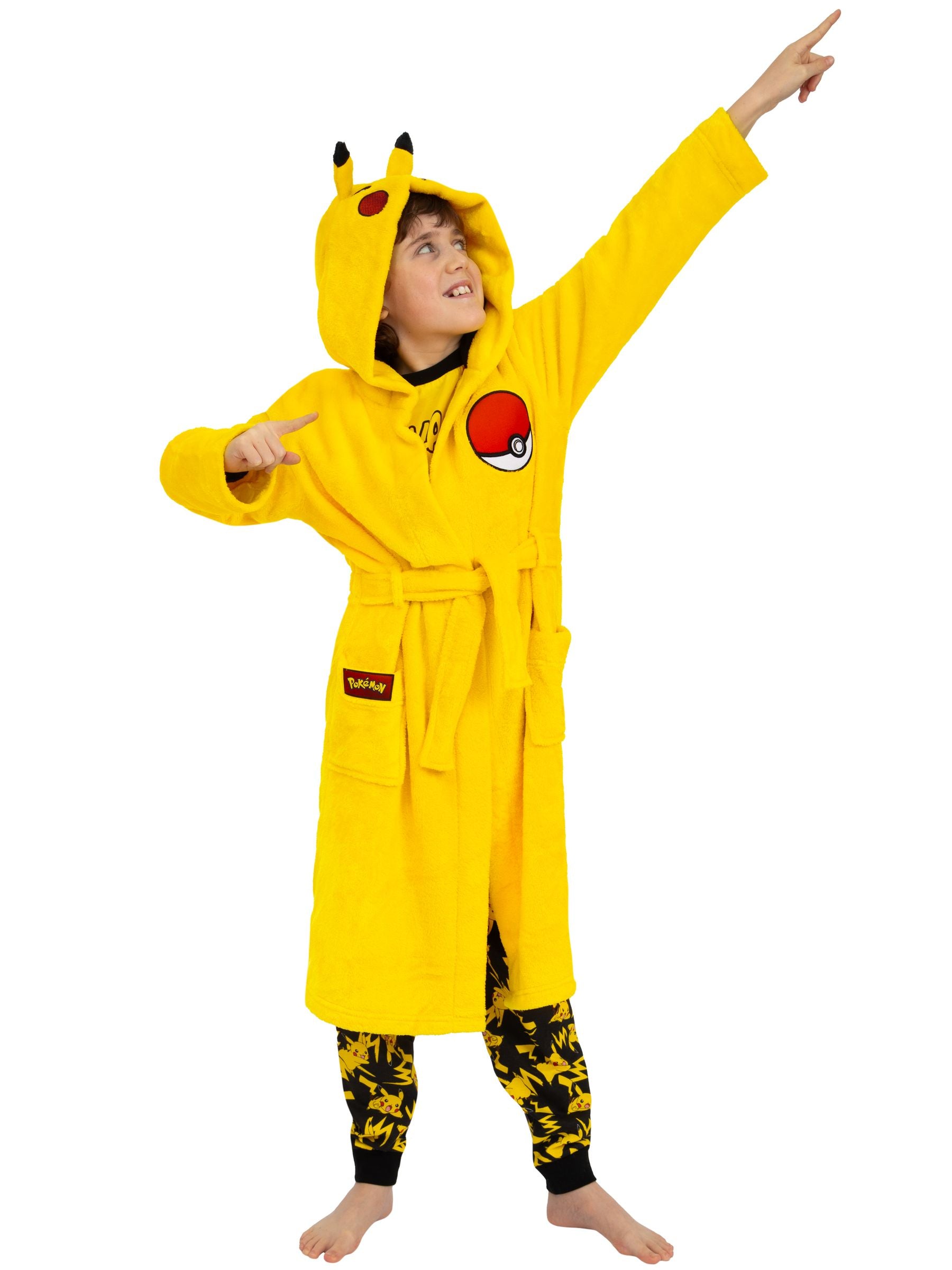 Dsiney Kidz - Character Yellow Pokemon Pikachu Dressing Gown image 2