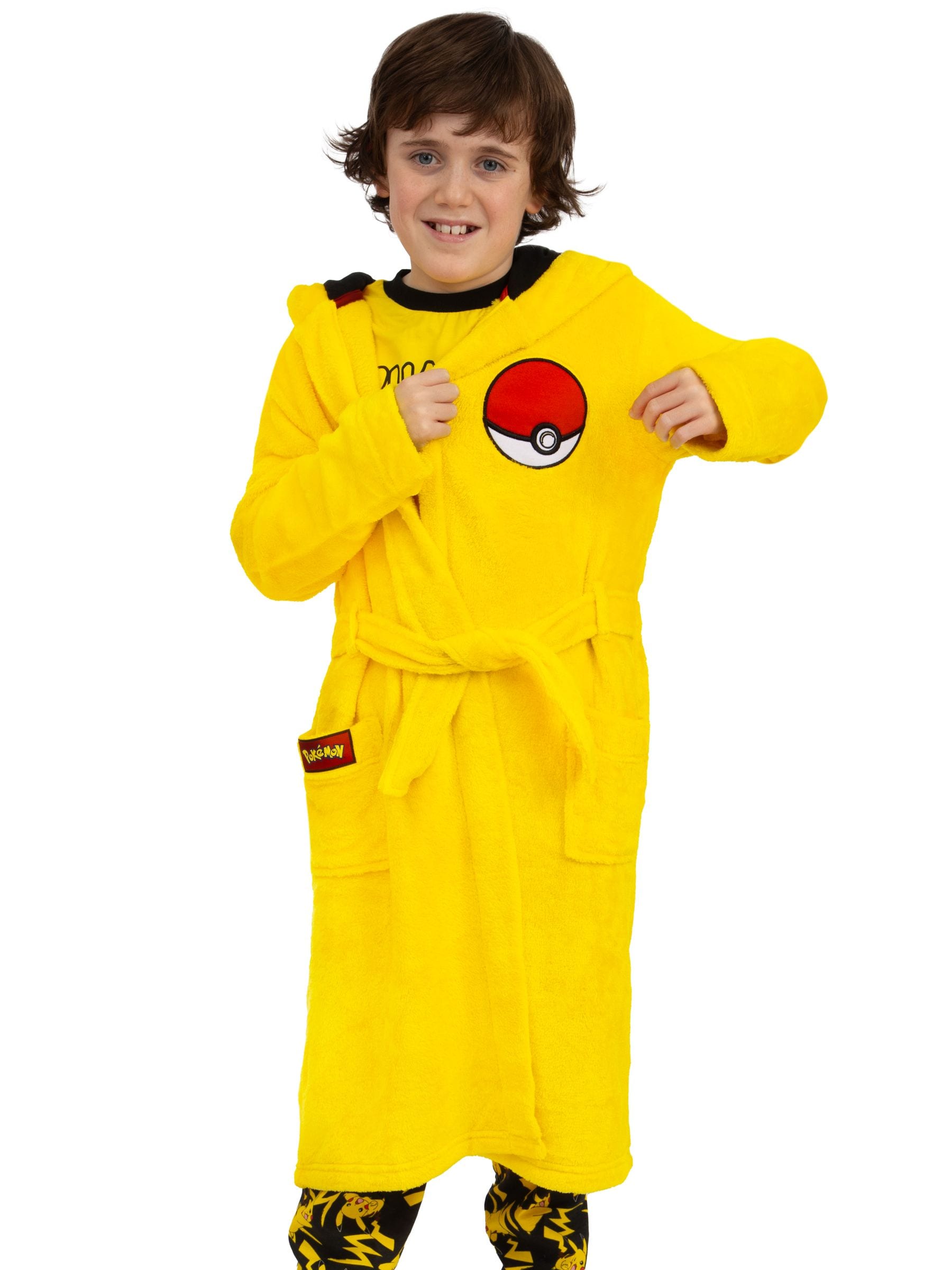 Dsiney Kidz - Character Yellow Pokemon Pikachu Dressing Gown image 4