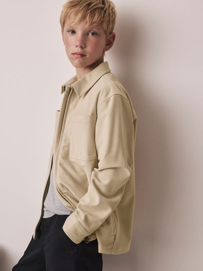 Dsiney Kidz - Neutral Cord Zip Through Overshirt (3-16yrs) image 4