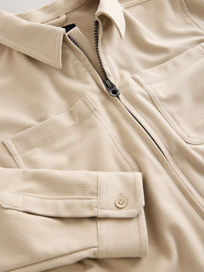 Dsiney Kidz - Neutral Cord Zip Through Overshirt (3-16yrs) image 9