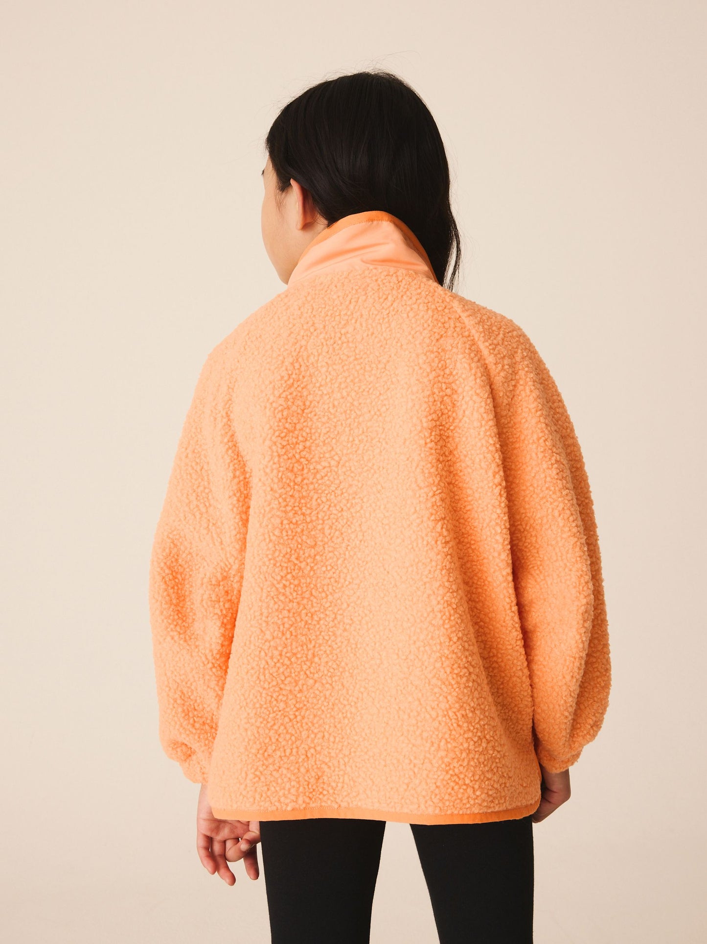 Dsiney Kidz - Bright Orange Button Up Fleece Jacket (3-16yrs) image 2