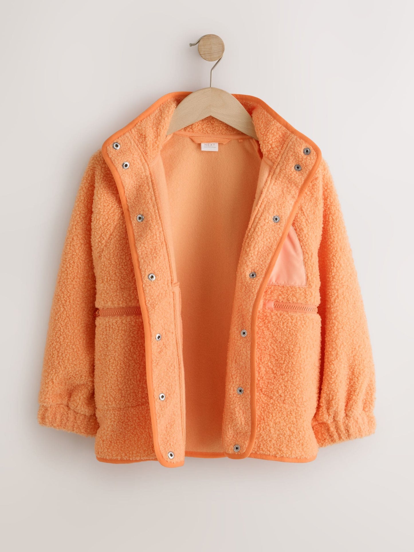 Dsiney Kidz - Bright Orange Button Up Fleece Jacket (3-16yrs) image 7