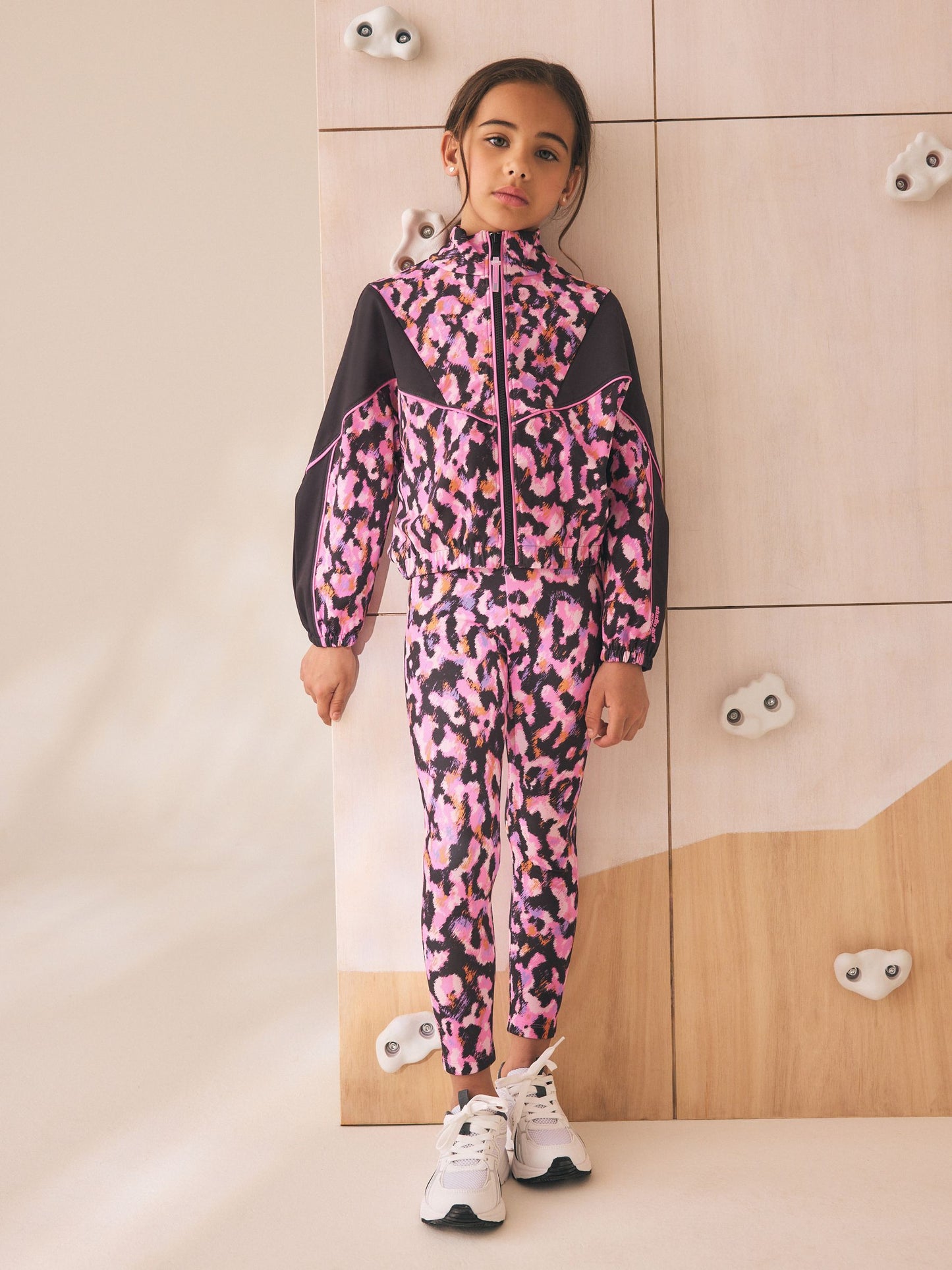 Dsiney Kidz - Pink Animal Sports Zip Through Jacket (3-16yrs) image 2