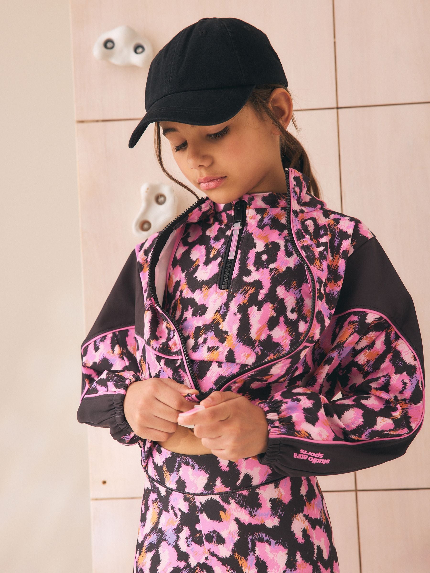 Dsiney Kidz - Pink Animal Sports Zip Through Jacket (3-16yrs) image 5