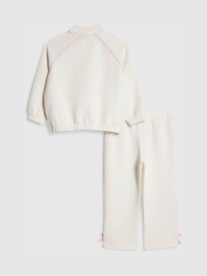 River Island Cream Rosette Track Set image 2