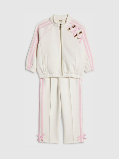 River Island Cream Rosette Track Set image 3