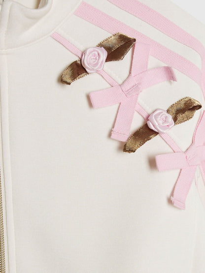 River Island Cream Rosette Track Set image 4