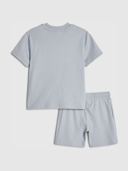 River Island Blue RR T-Shirt & Short Sets image 3