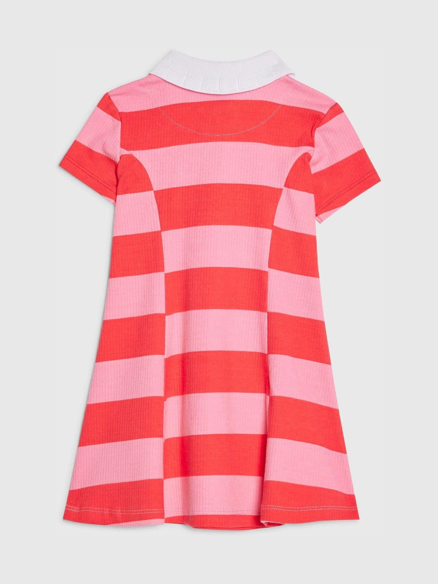 River Island Pink Stripe Rugby Polo Dress image 2