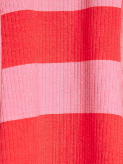 River Island Pink Stripe Rugby Polo Dress image 3
