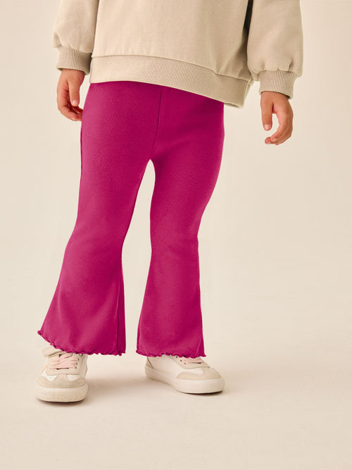 Berry Pink Berry flare Leggings (3mths-7yrs) image 1