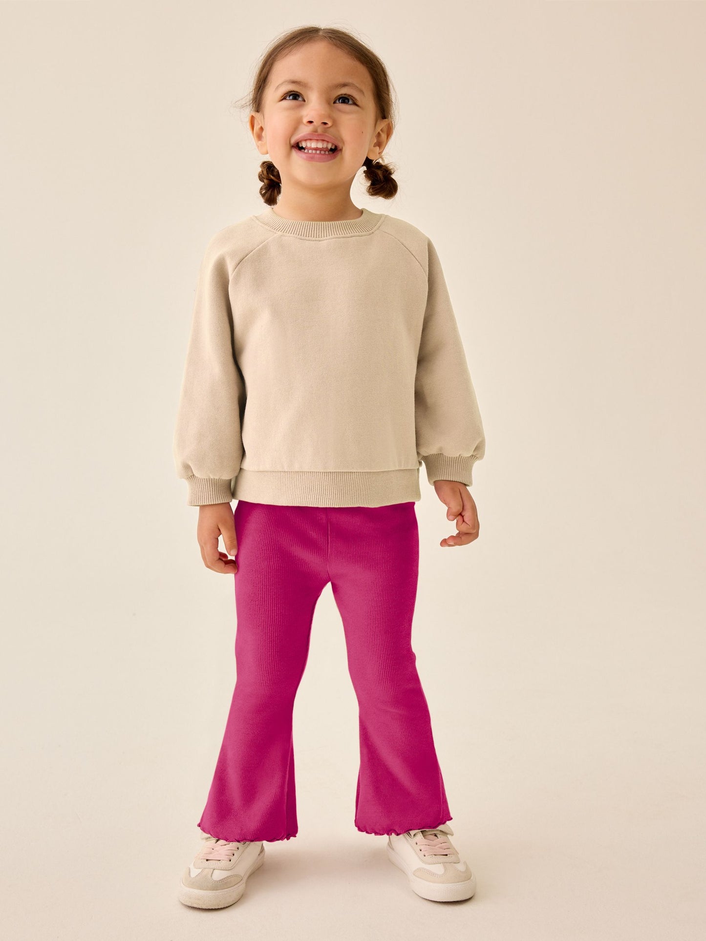 Berry Pink Berry flare Leggings (3mths-7yrs) image 2