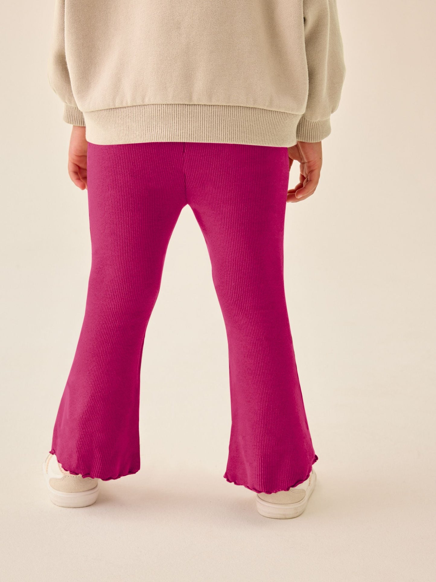 Berry Pink Berry flare Leggings (3mths-7yrs) image 3