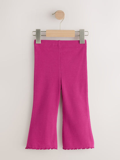 Berry Pink Berry flare Leggings (3mths-7yrs) image 5