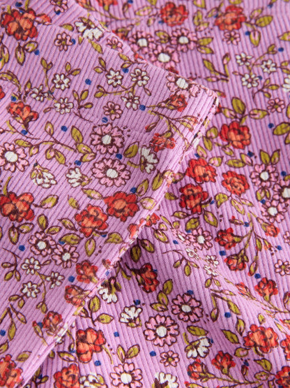 Purple Ditsy Floral Floral Flare Leggings (3mths-7yrs) image 8