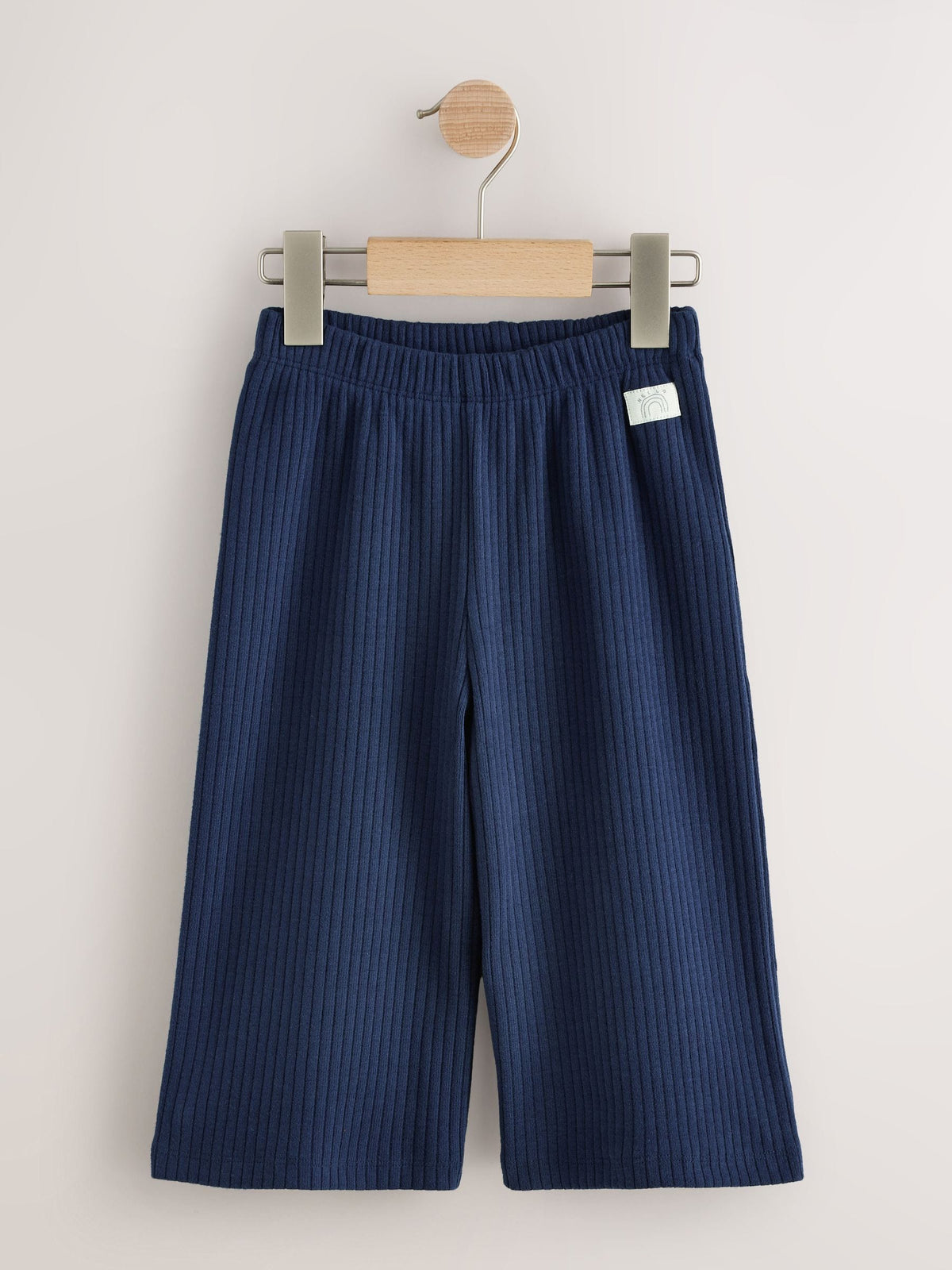 Dsiney Kidz - Navy Ribbed Wide Leg Trousers (3mths-7yrs) image 5