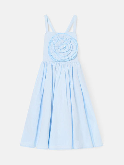 Angel & Rocket Blue Allegra Corsage Scallop Swing Dress image 4