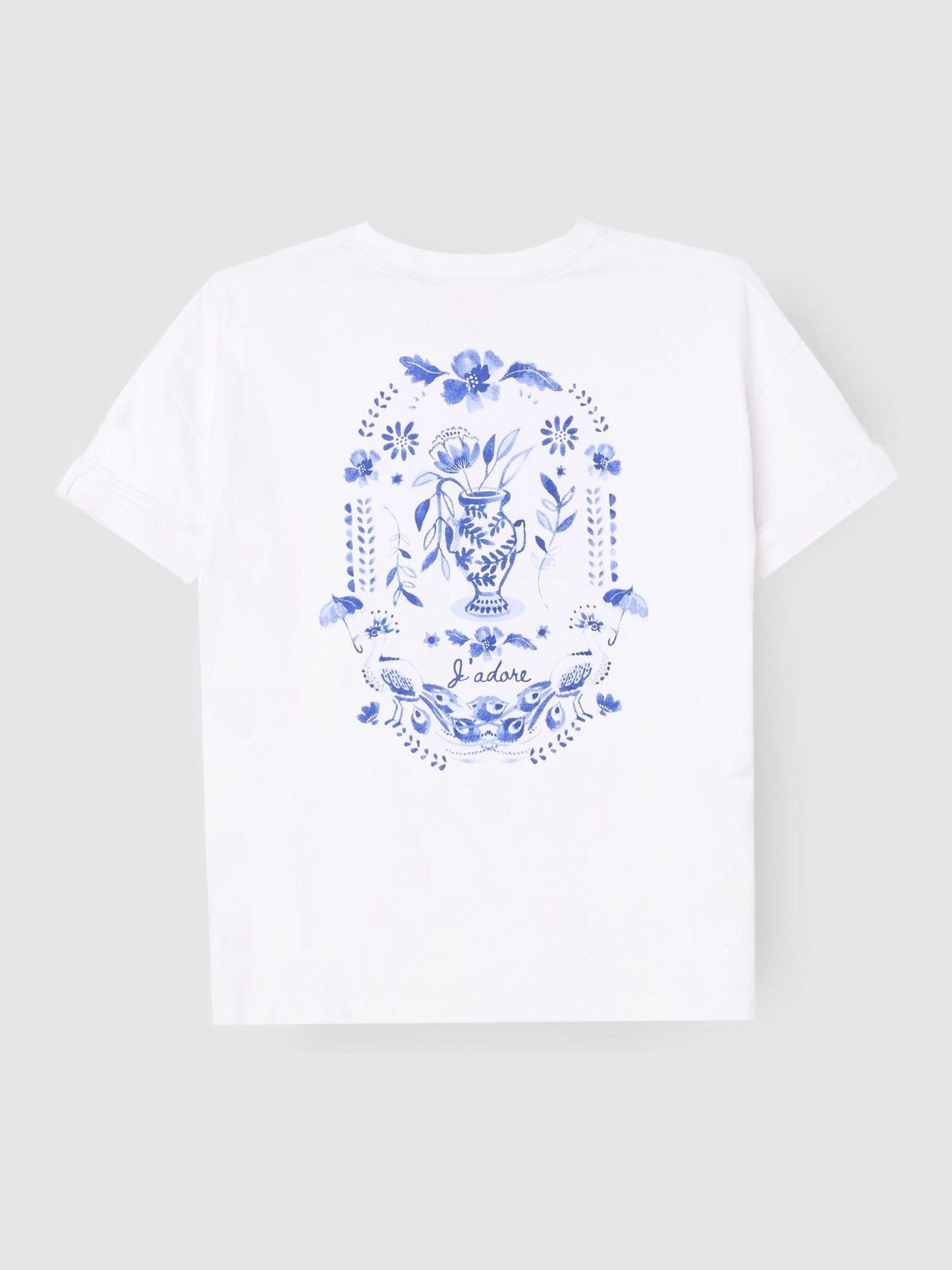Dsiney Kidz - Angel & Rocket White Joanie Floral Placement Print T-Shirt image 5