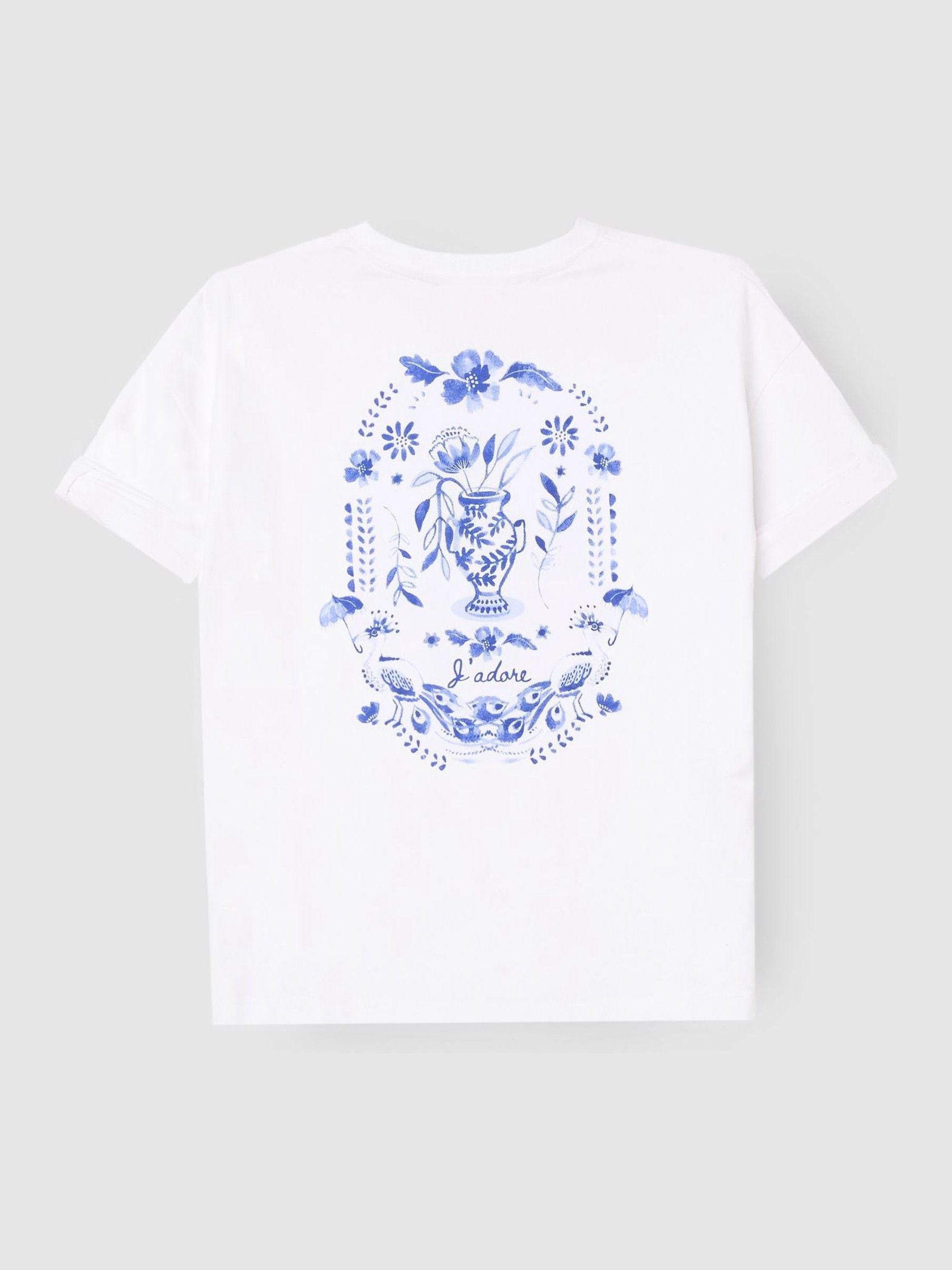 Dsiney Kidz - Angel & Rocket White Joanie Floral Placement Print T-Shirt image 5