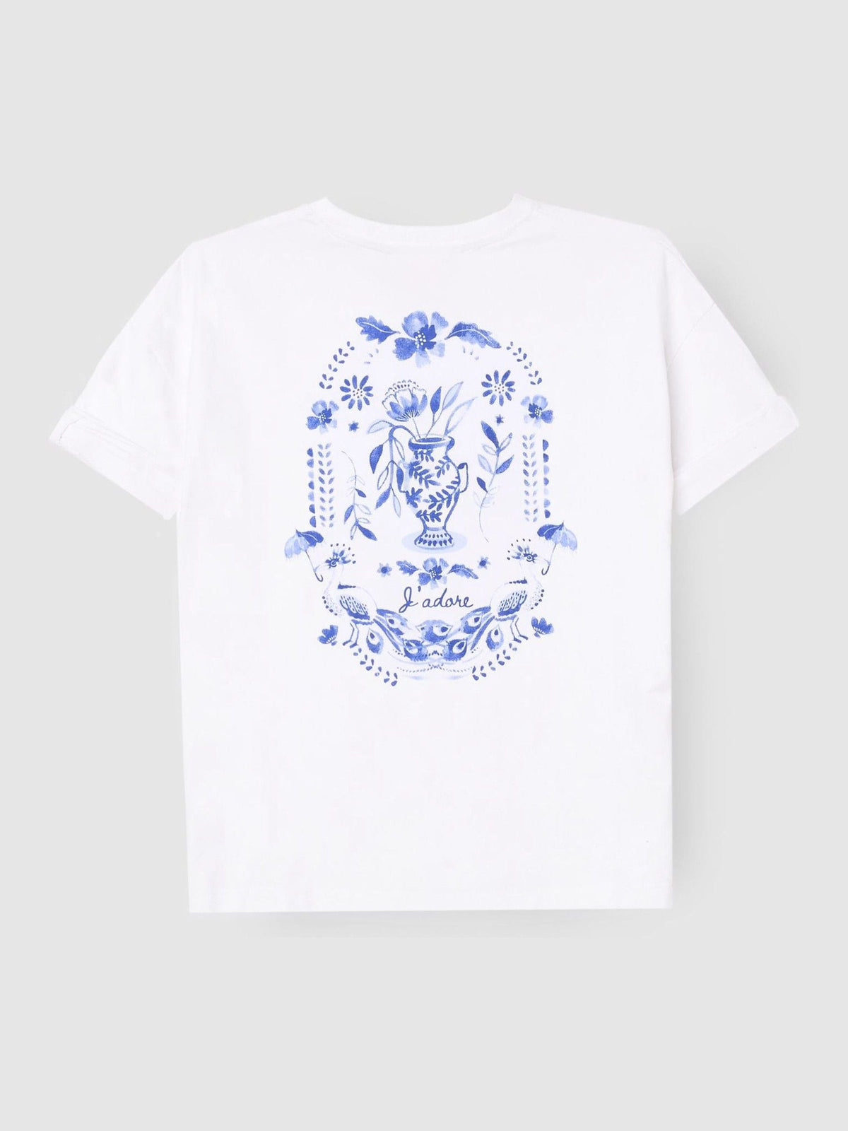 Dsiney Kidz - Angel & Rocket White Joanie Floral Placement Print T-Shirt image 5