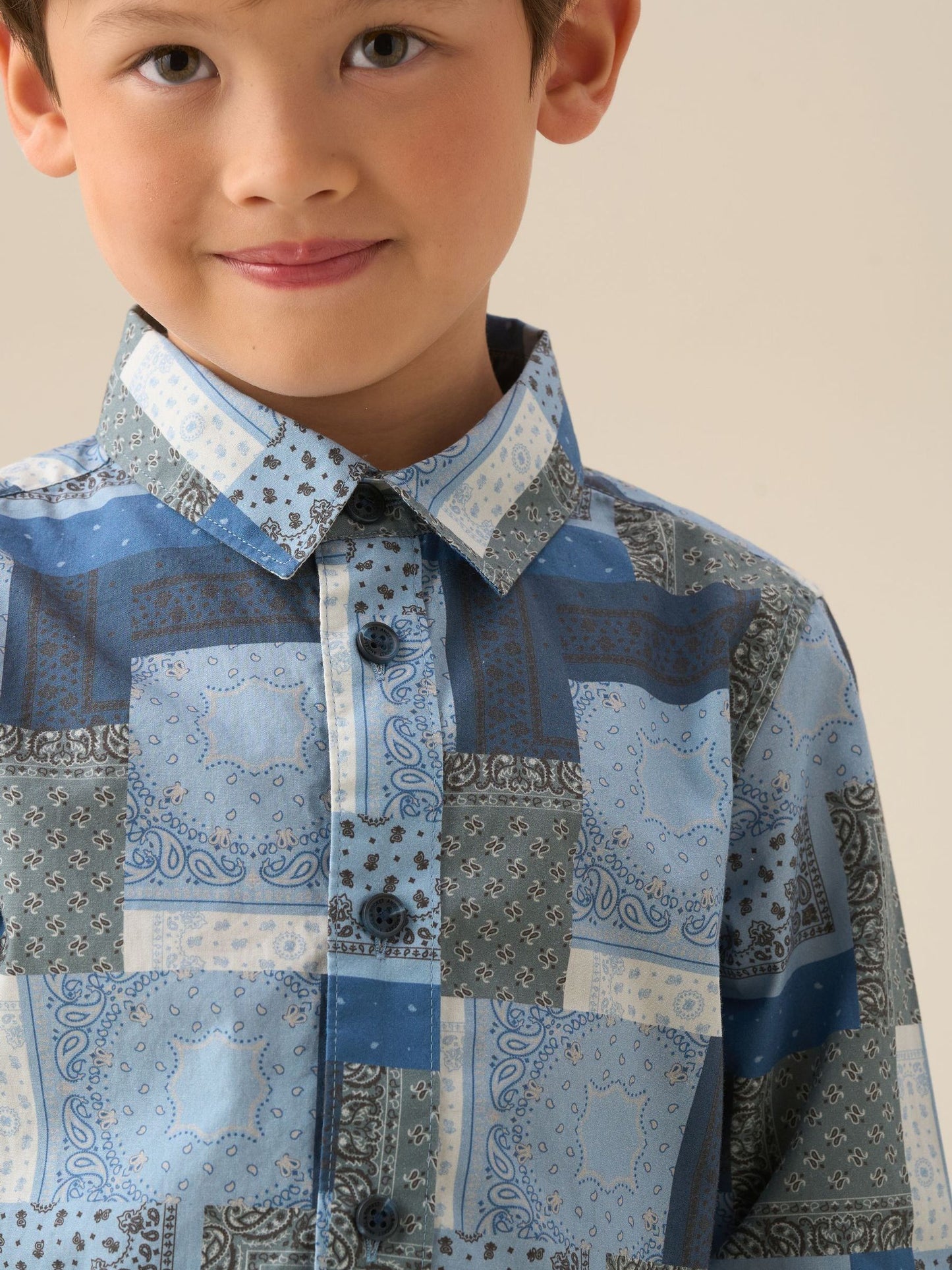 Dsiney Kidz - Angel & Rocket Blue Bodhi Printed Chambray Shirt image 3
