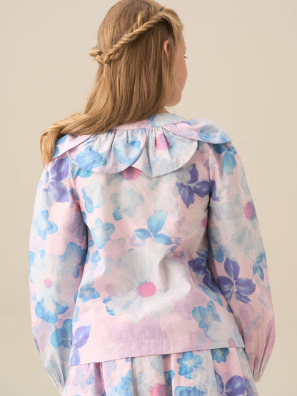 Dsiney Kidz - Angel & Rocket Pink Celia Petal Collar Blouse image 10