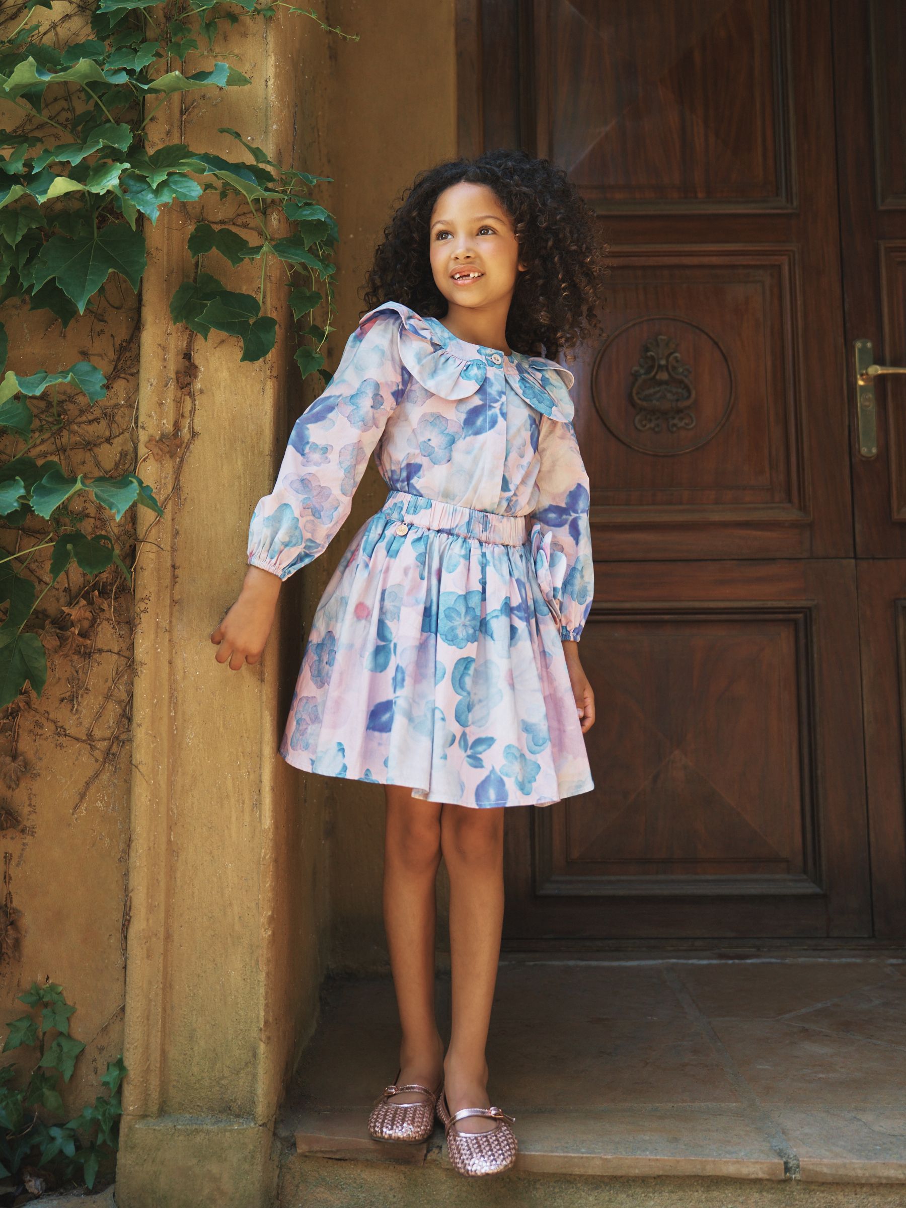 Dsiney Kidz - Angel & Rocket Pink Celia Petal Collar Blouse image 5