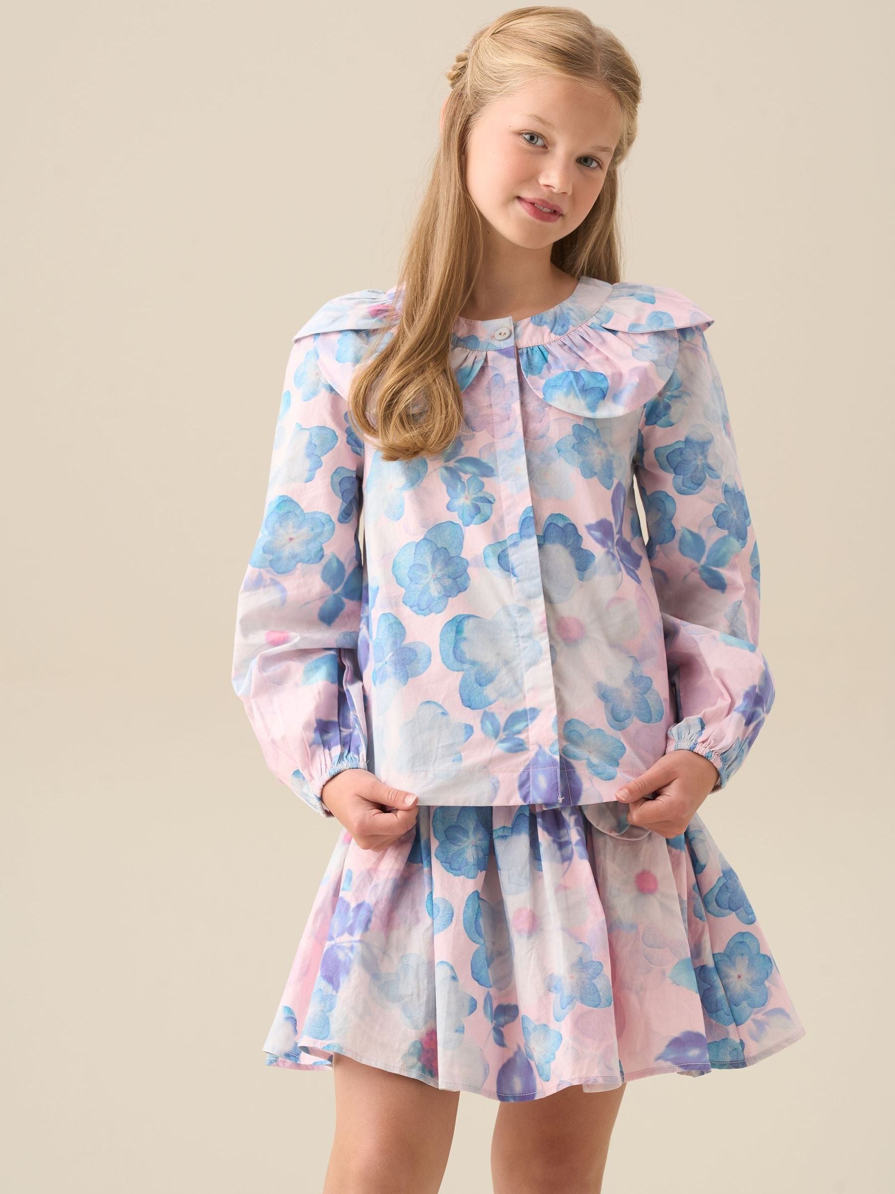 Dsiney Kidz - Angel & Rocket Pink Celia Petal Collar Blouse image 8