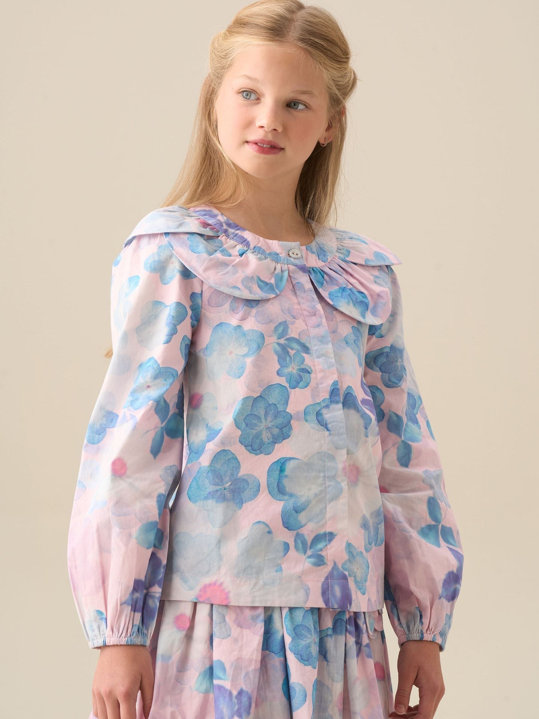 Dsiney Kidz - Angel & Rocket Pink Celia Petal Collar Blouse image 9