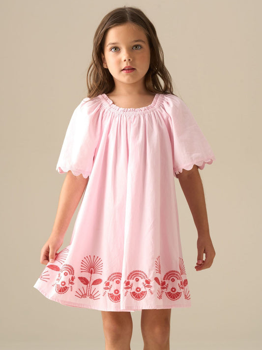 Angel & Rocket Pink Ciara Corsage Swing Dress image 1