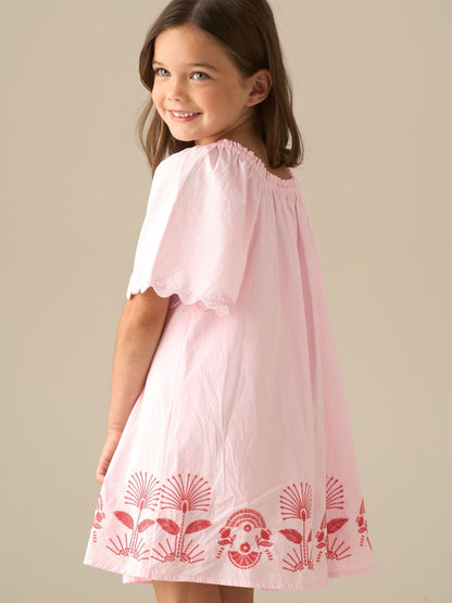 Angel & Rocket Pink Ciara Corsage Swing Dress image 5