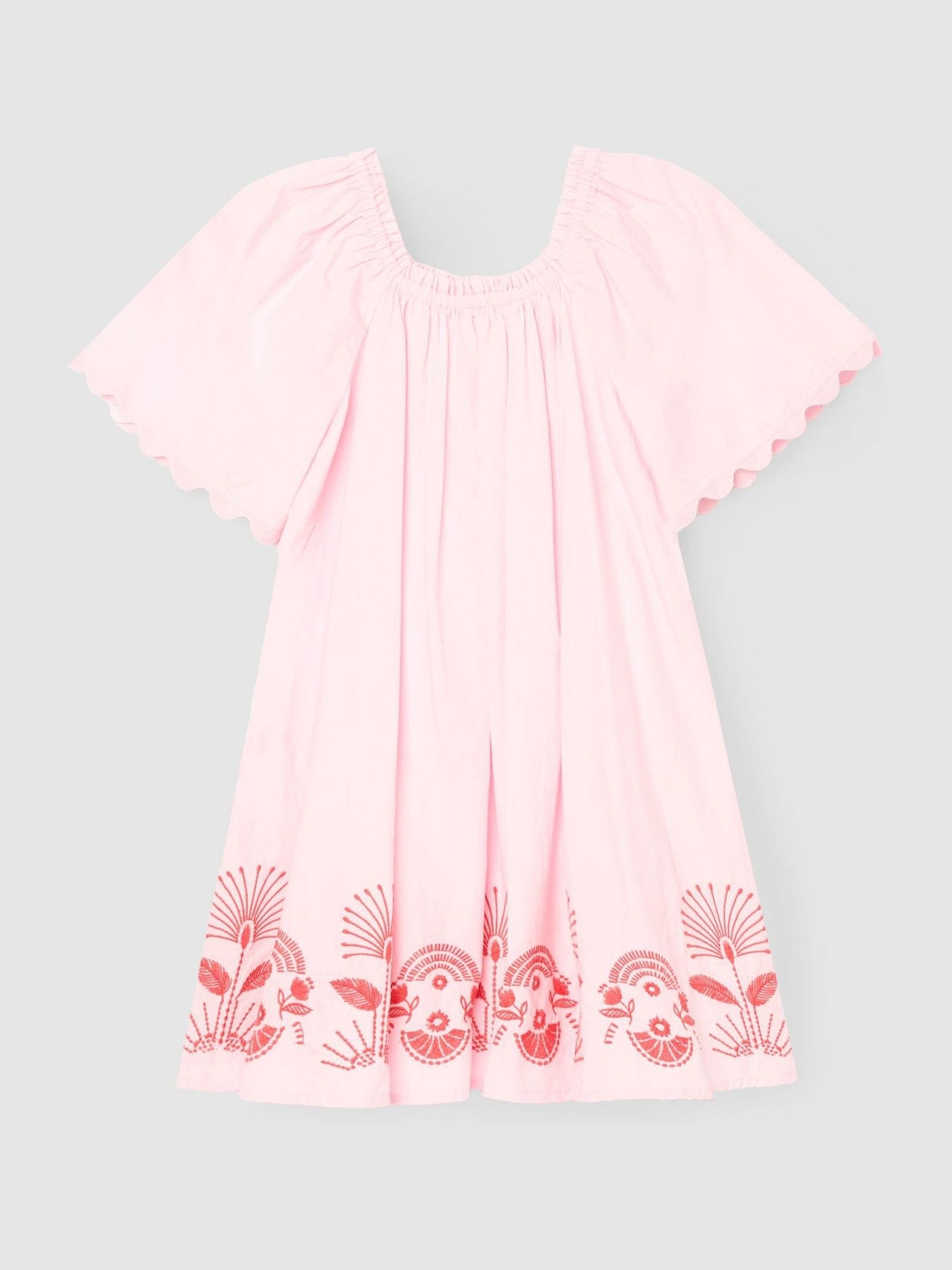 Angel & Rocket Pink Ciara Corsage Swing Dress image 6